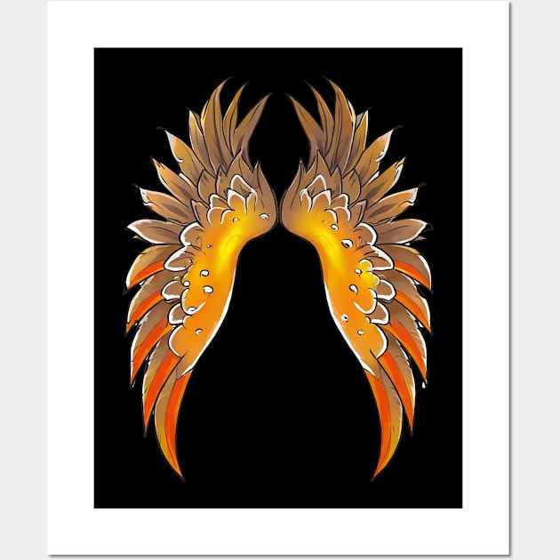 My Wings Wall Art by FehuMarcinArt